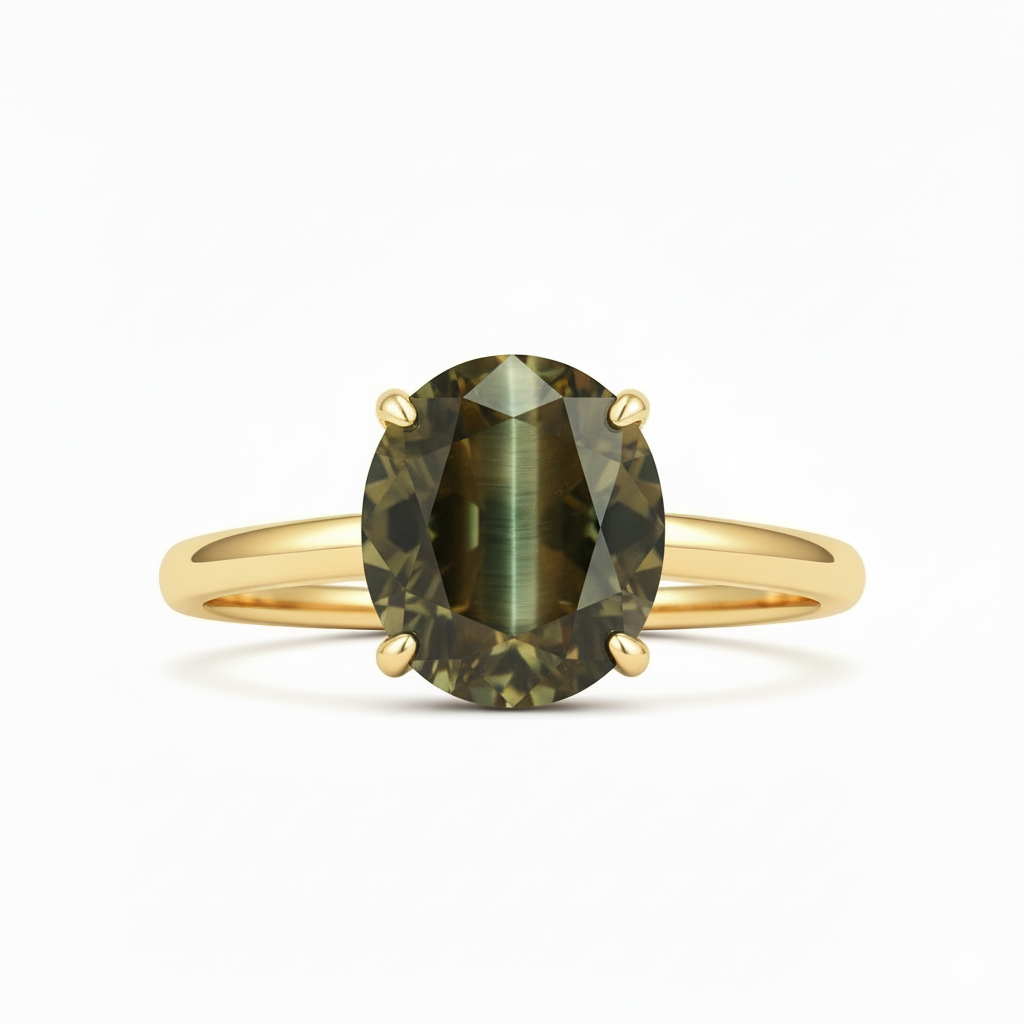 Cat’s Eye Chrysoberyl (Lehsunia)
